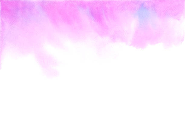 istock Romantic sweet charming pink-purple abstract background. Watercolor hand painting illustration. Design element for wallpaper, packaging, banner, poster, flyer. 1184134256