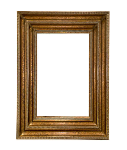 istock luxury vintage golden picture frame 1184135332