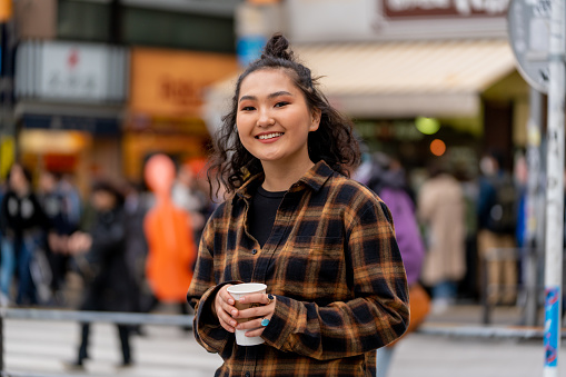 Portrait of a confident young woman. Tokyo, Japan