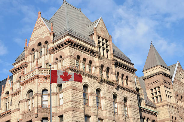istock Toronto's old city hall a prominent structure 118413905