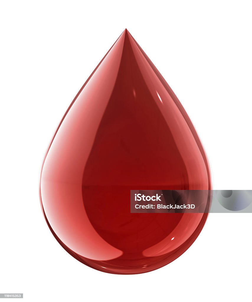 Gota de sangre - Foto de stock de Gota - Líquido libre de derechos