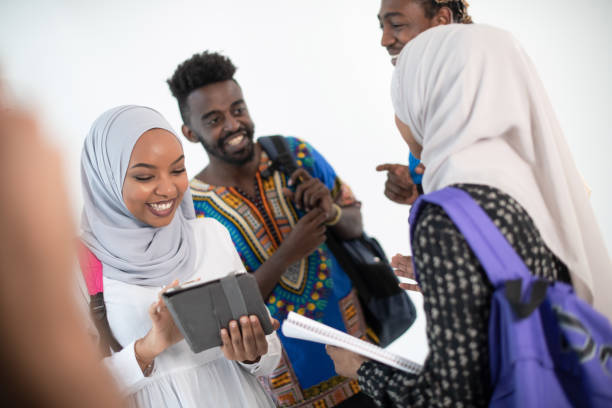 istock group of happy African students 1184153844