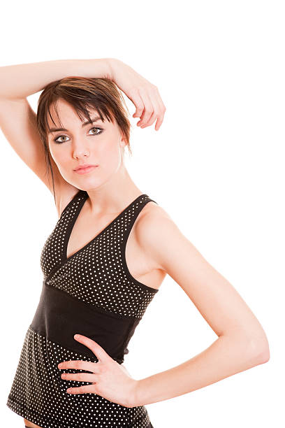 istock Beautiful female on white background 118415726