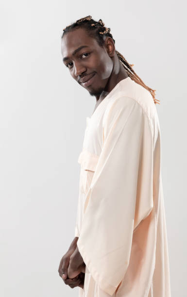 istock handsome african black man in traditional  clothes 1184159137