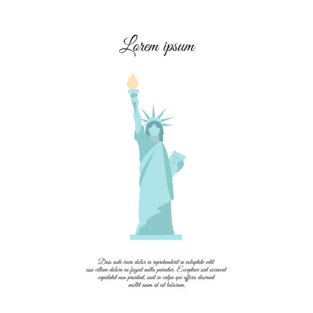 istock Statue of Liberty in New York color vector icon, sign, symbol 1184167996