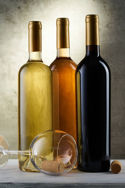 istock Set of wine bottles ready for branding 1184168188