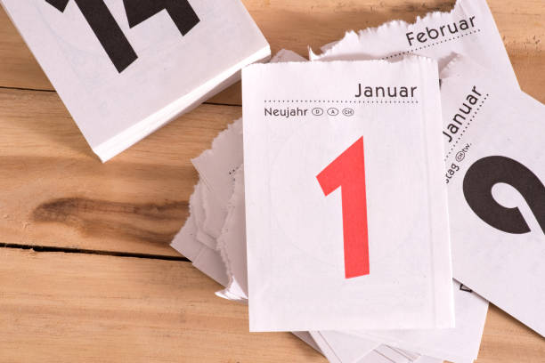 istock New Year and a calendar in January 1184169693