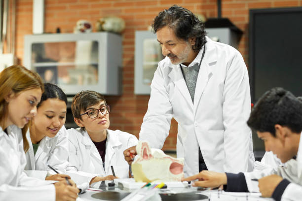istock Teacher explaining animal anatomy to students 1184176675