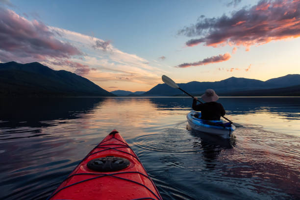 istock Kayaking on a Glacier Lake 1184191269