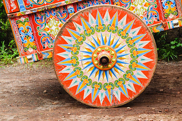 istock Costa Rican Ox Cart Wheel 118419269