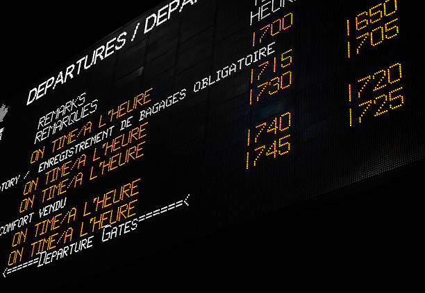 istock Bi-Lingual Departure Sign 118419378