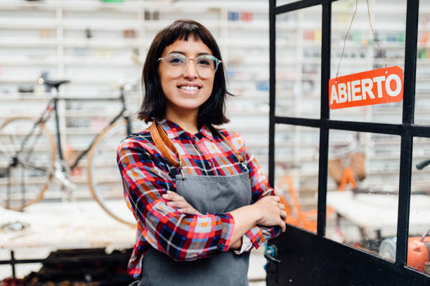 istock Bike Shop Owner 1184197777