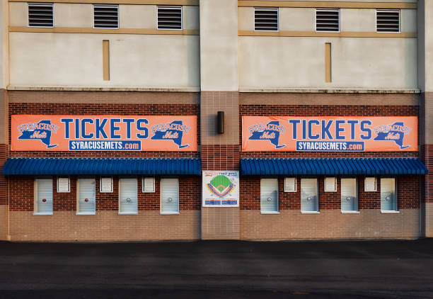 bilheteria de ingressos dos mets - sports venue - fotografias e filmes do acervo