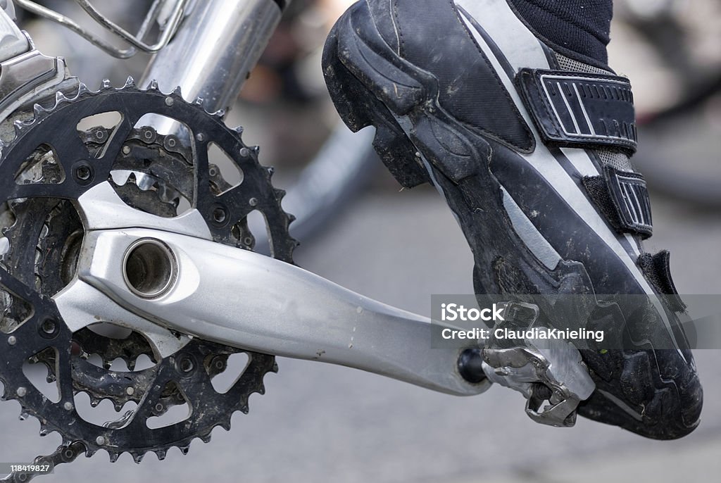 Detalhe de imagem a partir de uma montanha Motociclista - Foto de stock de Bicicleta royalty-free