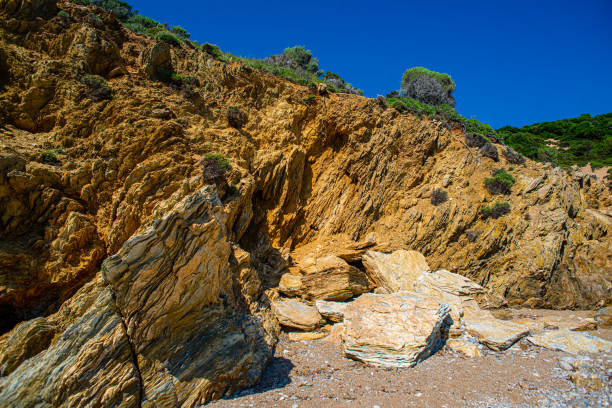 istock Sea and the pebbled beach in Skiathos, Greece 1184199039