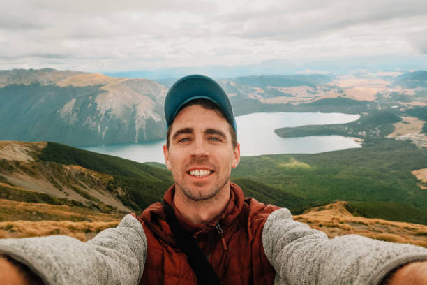 istock Selfie Next to Lake Rotoiti 1184200503