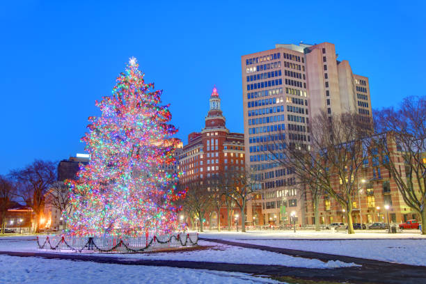 istock Winter in New Haven, Connecticut 1184203054