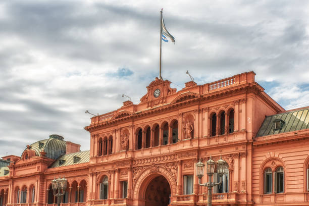 istock Casa Rosada on Plaza de Mayo in Buenos Aires. 1184204699