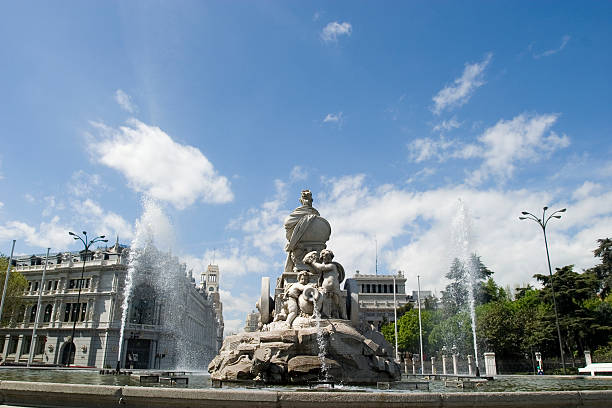 istock Cibeles Fountain at 180 degrees angle 118420568