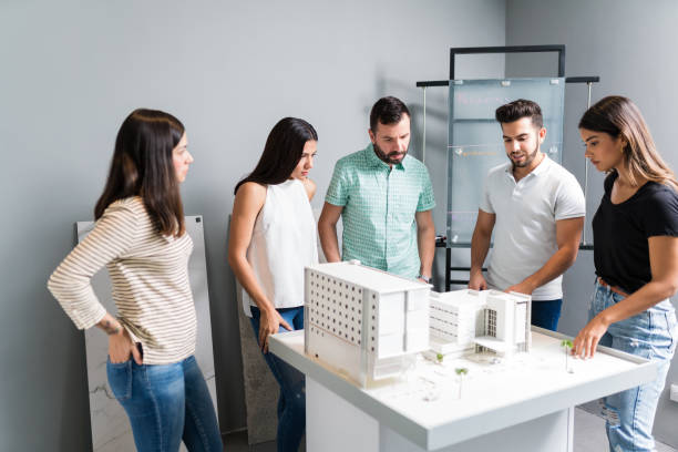 istock Architects Planning In Meeting At Office 1184209208