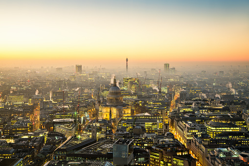 St. Paul's Cathedral in the City of London.