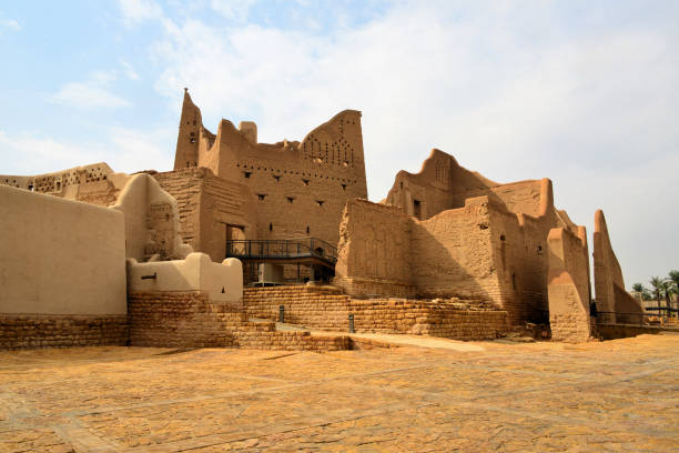 Salwa Palace, Ad Diriyah, At-Turaif District, UNESCO World Heritage Site, Riyadh, Saudi Arabia stock photo
