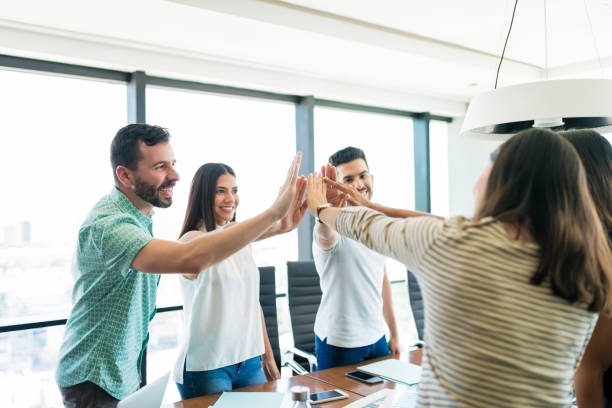 istock Teamwork Leads To Success In Business At Office 1184214835