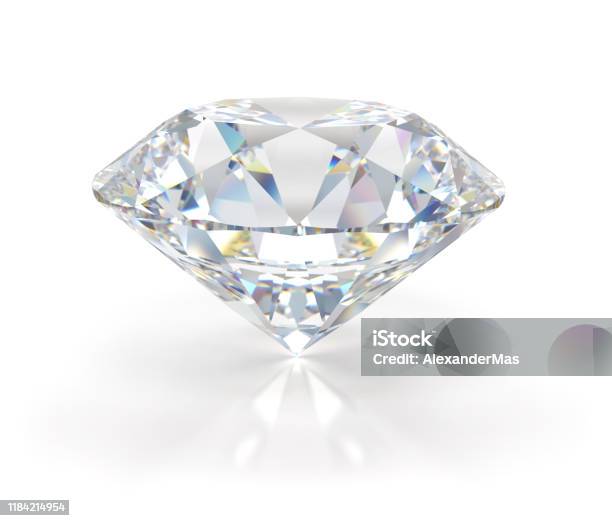 Grote Mooie Diamant Stockfoto meer beelden van Abstract - Abstract, Afbeelding, Cirkel - iStock