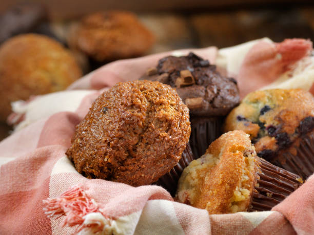 istock Basket of Muffins 1184215357