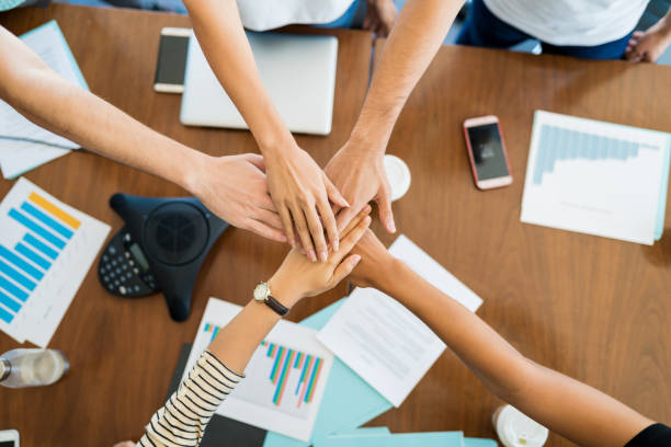 istock Team Motivation In Meeting Room 1184216291