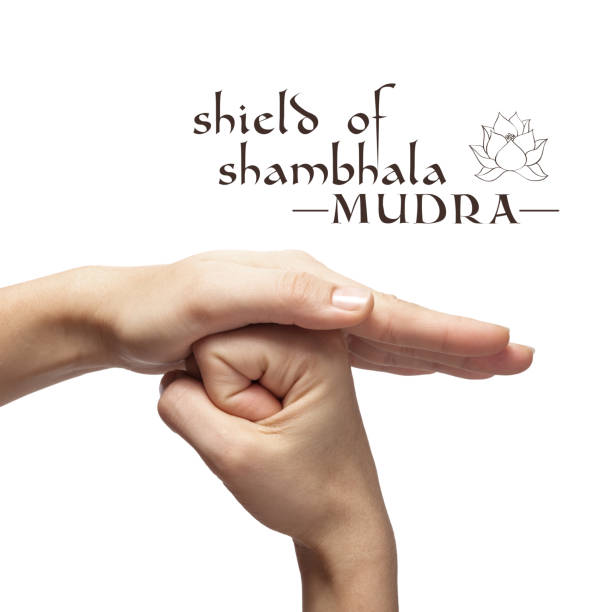 istock Shield of shambhala mudra. 1184222052