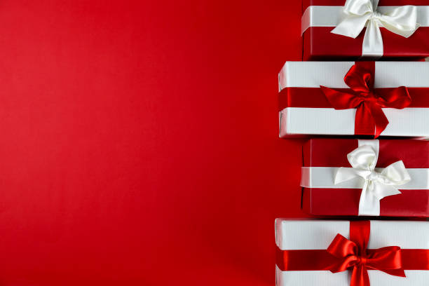 istock Textured background with christmas themed items in flat lay composition. 1184222263