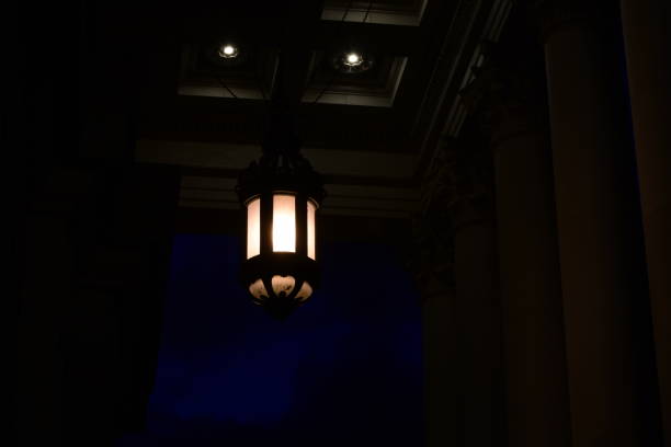 istock Close Up Of Large Illuminated Lantern 1184223955