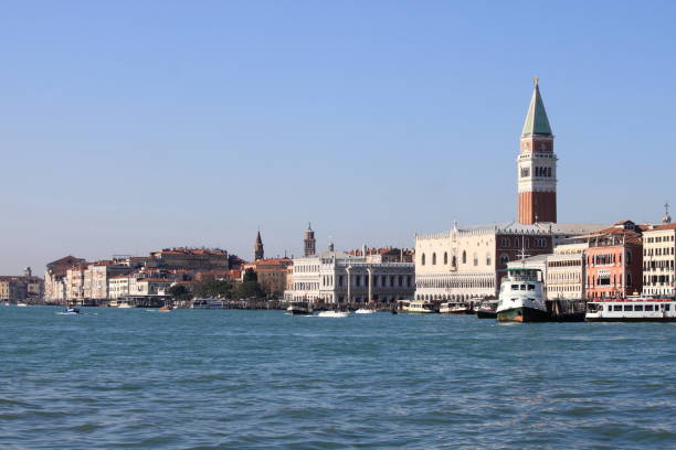 istock Panoramic view of Giudecca channel in Venice 1184224399