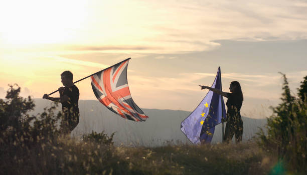 istock Directive from European union, Brexit concept 1184226443