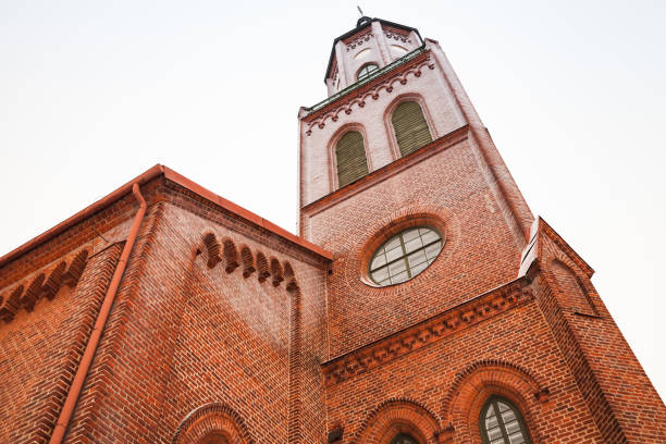 istock Savonlinna church exterior, Finland 1184228029