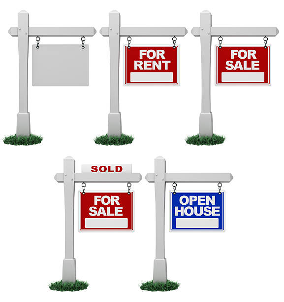 istock real estate signs 118423169