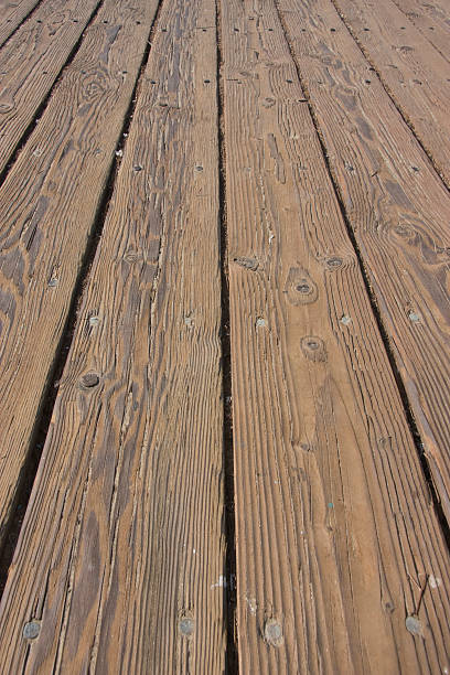 Pier Planks stock photo