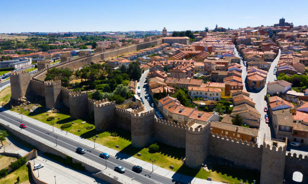 istock Historical center of Avila, Spain 1184233723
