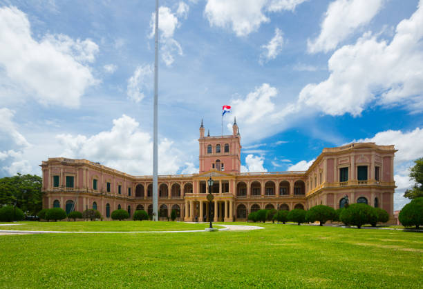 istock View of Palacio de los Lopez. Asuncion, Paraguay 1184233769