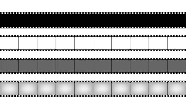 istock Film strip collection. Cinema frame. Vector stock illustration. 1184237483