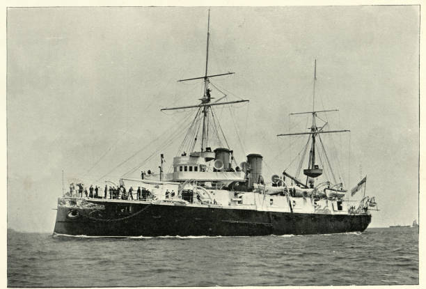 istock Victorian Royal Navy warship, HMS Australia 19th Century 1184254774