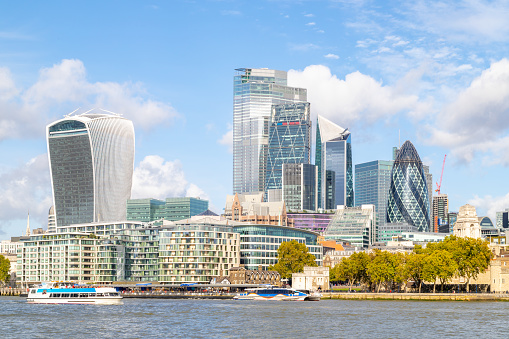 City of London and the River Thames, United Kingdom