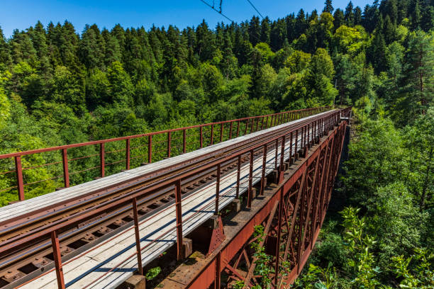 Eiffel bridge near Borjomi landmark of Samtskhe Javakheti region Georgia eastern Europe