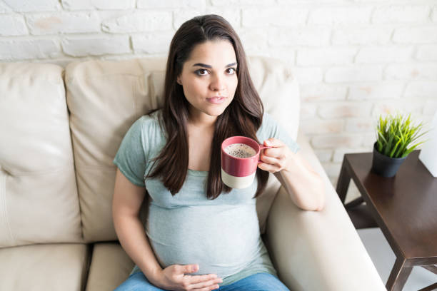 istock Good Looking Expectant Female Chilling And Relaxing At Home 1184283678