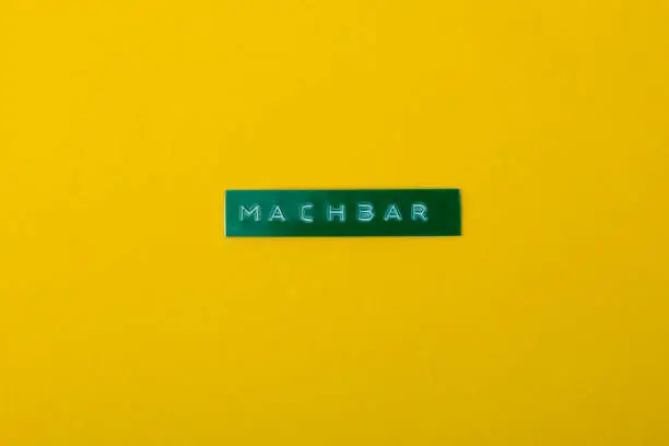 Machbar in german language means Feasibility Concept printing word with a Labewriter