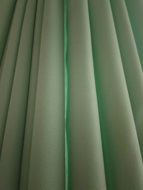 istock Texture shape of green curtain fabric 1184294614