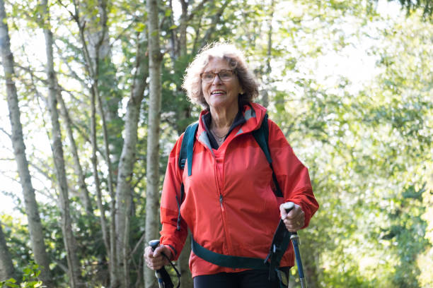 istock Portrait of an active senior hiking 1184296178