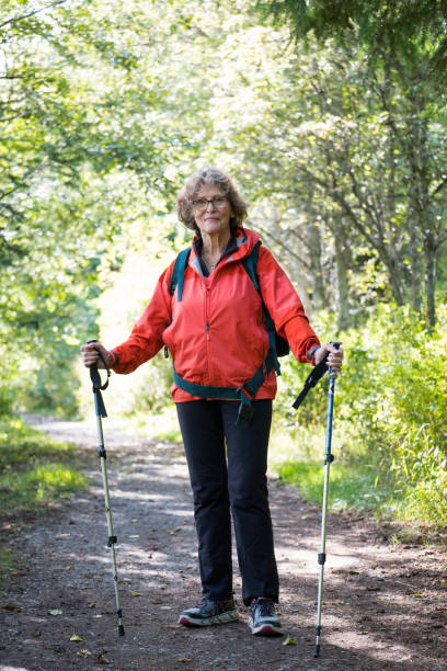 istock Portrait of an active senior hiking 1184297562