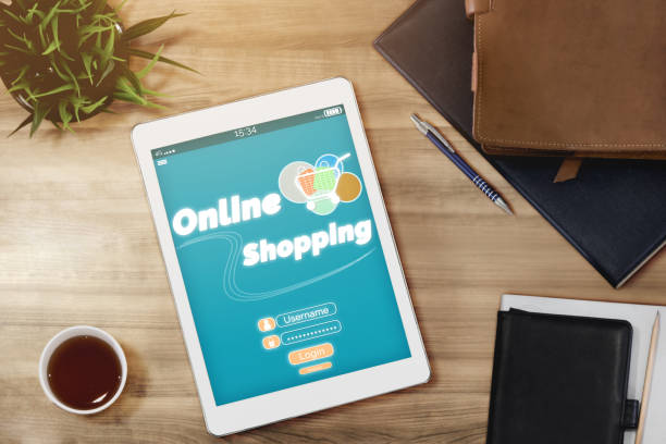 istock Shopping online and Internet money technology 1184320084